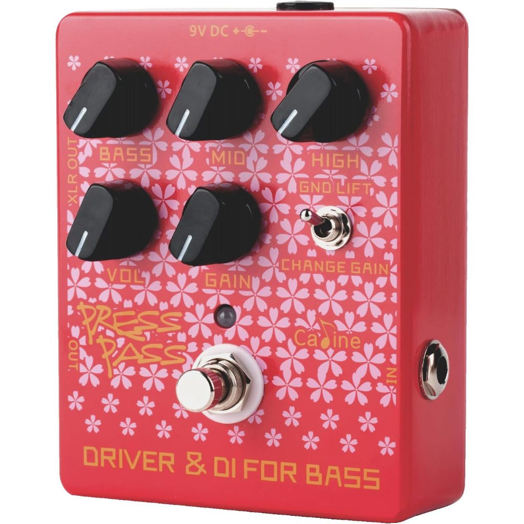 Caline CP-59 Driver Bass Effect Pedal พร้อมฟังก์ชั่น Bass Amp DI