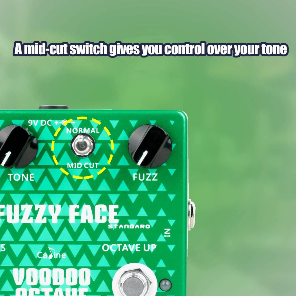 Caline CP-53 Voodoo Octave Fuzz กีตาร์เหยียบ Germanium Fuzz 60s Rock Effect Pedal สําหรับกีตาร์ไฟฟ้า