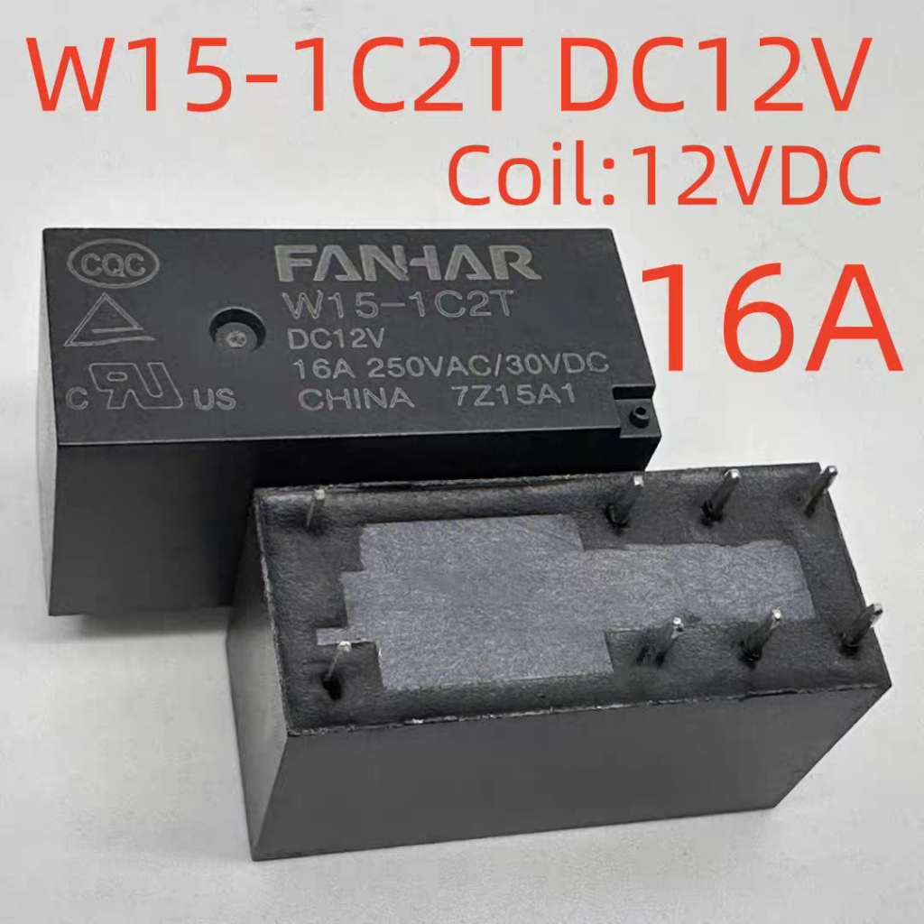 รีเลย์ W15-1C2T DC12V 8 Pin 16A