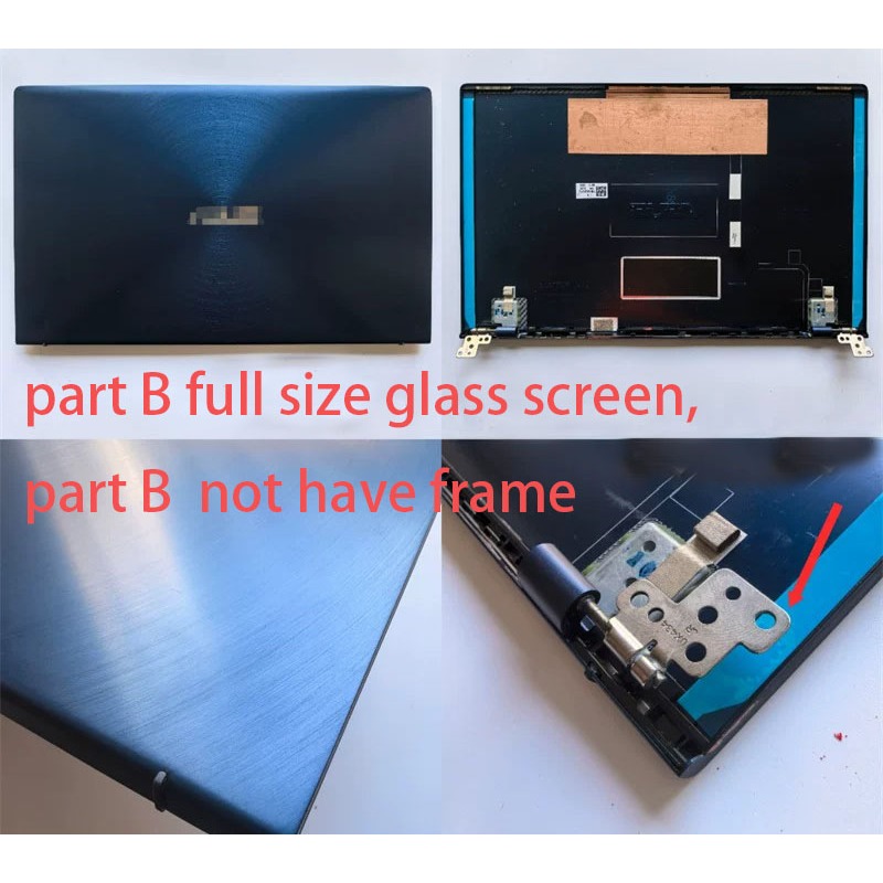 ใหม่ปลอกแชสซีสําหรับ ASUS UM434 UM433 UX434F/DA/FA รุ่นกรณี A/B/C/D ฝาครอบด้านบน A ด้านข้าง LCD back
