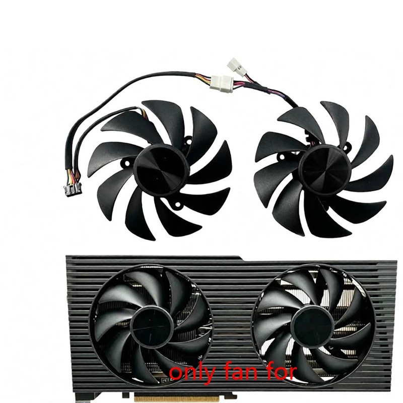 85 มม.PLA09215B12H พัดลม GPU สําหรับ Dell RTX5060ti GDDR7 กราฟิกการ์ดพัดลมระบายความร้อน