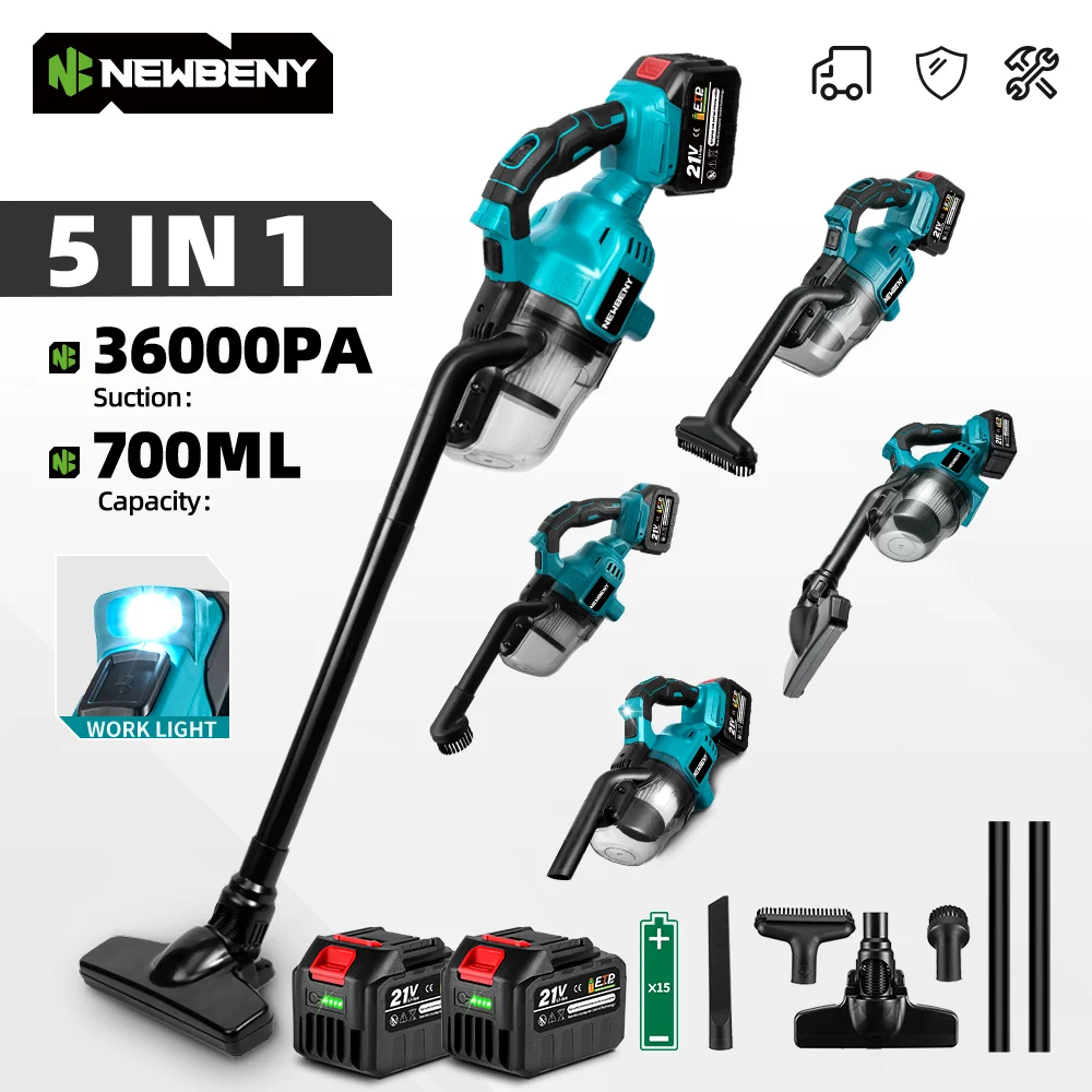【จัดส่งจากกรุงเทพฯ】4in1 เครื่องดูดฝุ่นไฟฟ้าไร้สาย 1000W 18V เครื่องดูดฝุ่นในรถยนต์ภายในบ้าน แบบพกพา สําหรับ Makita
