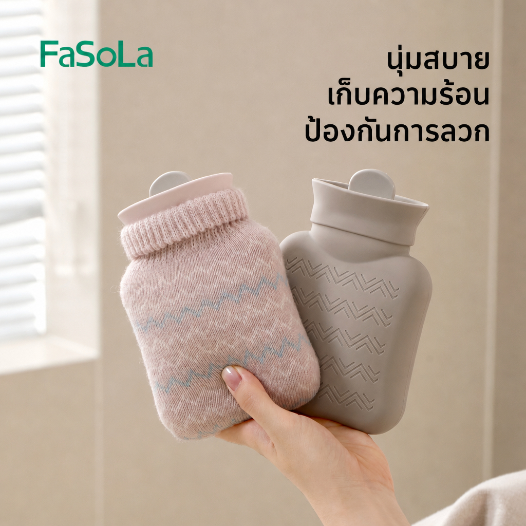 Túi nước nóng silicone, túi nước nóng dễ thương, bọc vải mềm, dùng để hâm nóng bụng, tay, chân, tiện lợi khi mang theo.
