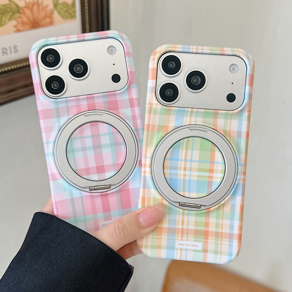 สําหรับ iphone Case 18 Pro Max 17 Pro Max 16 Pro เคสโทรศัพท์ลายตารางสีเหลืองและสีขาว