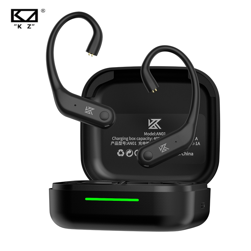 KZ AN01 Wireless EarHook ANC ตัดเสียงรบกวนบลูทูธ 5.4 C-Pin LDAC HD Audio ถอดรหัสเข้ากันได้
