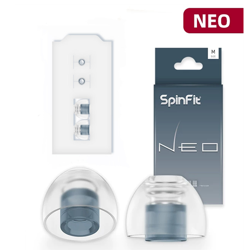 SpinFit NEO สําหรับ IEM ซิลิโคนสิทธิบัตร Eartips สําหรับ IE900 / IE200 / 64Audio U6T / AKG N25 /ALPE