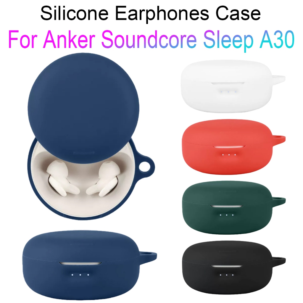 สําหรับ Anker Soundcore Sleep A30 เคสหูฟังซิลิโคนหูฟังฝาครอบป้องกันกันฝุ่น Anti-scratch Shell พร้อมต