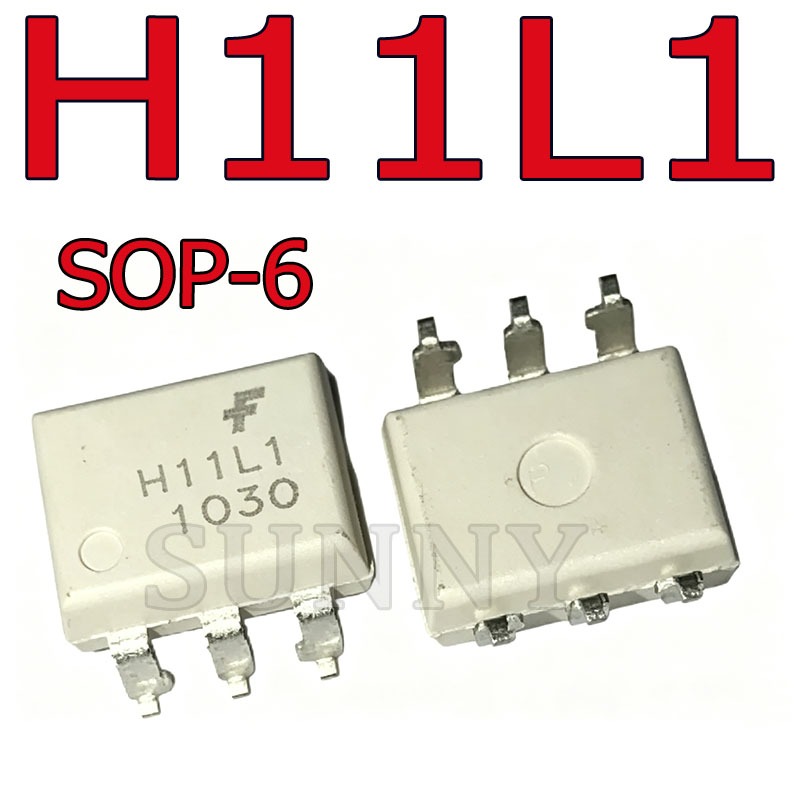 5 ~ 10PCS H11L1 นําเข้าสีขาว Optocoupler ยี่ห้อใหม่ H11L1SR2M H11D1 SOP-6