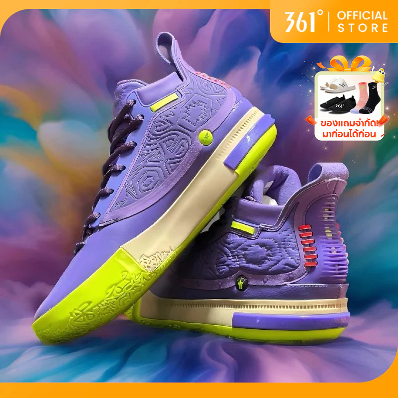 【จัดส่งในไทย】361 Degrees Joker 1 Nikola Jokic Men รองเท้าบาสเก็ตบอลป้องกัน 572511103 672531101F