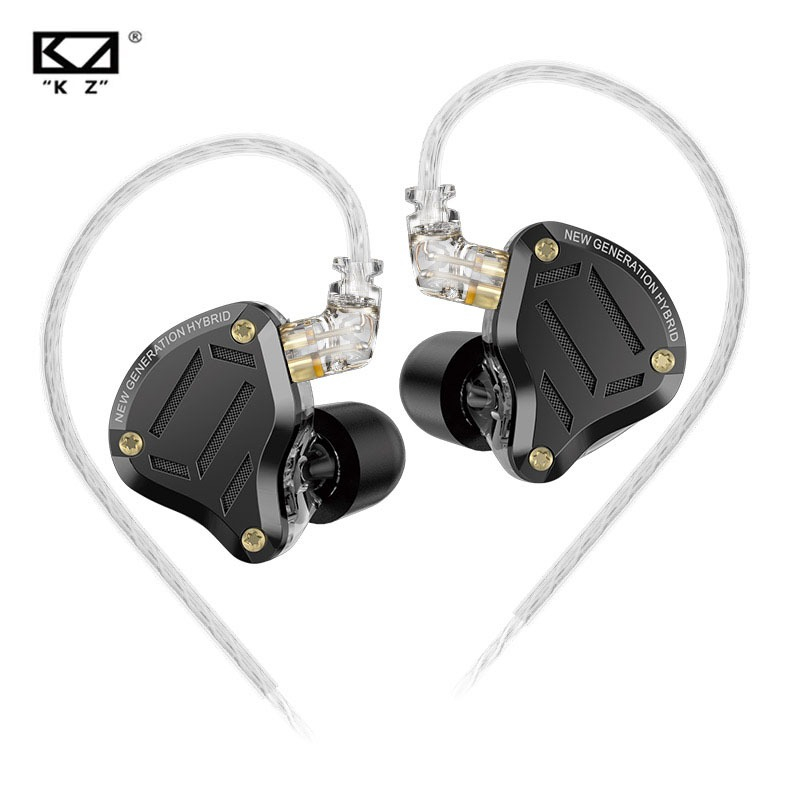 KZ ZS10 Pro 2 HIFI หูฟังโลหะในหูเบสเอียร์บัด 4 ระดับปรับแต่งสวิทช์หูฟัง 2PIN สาย ZAS ZSX ZSNPRO AS16