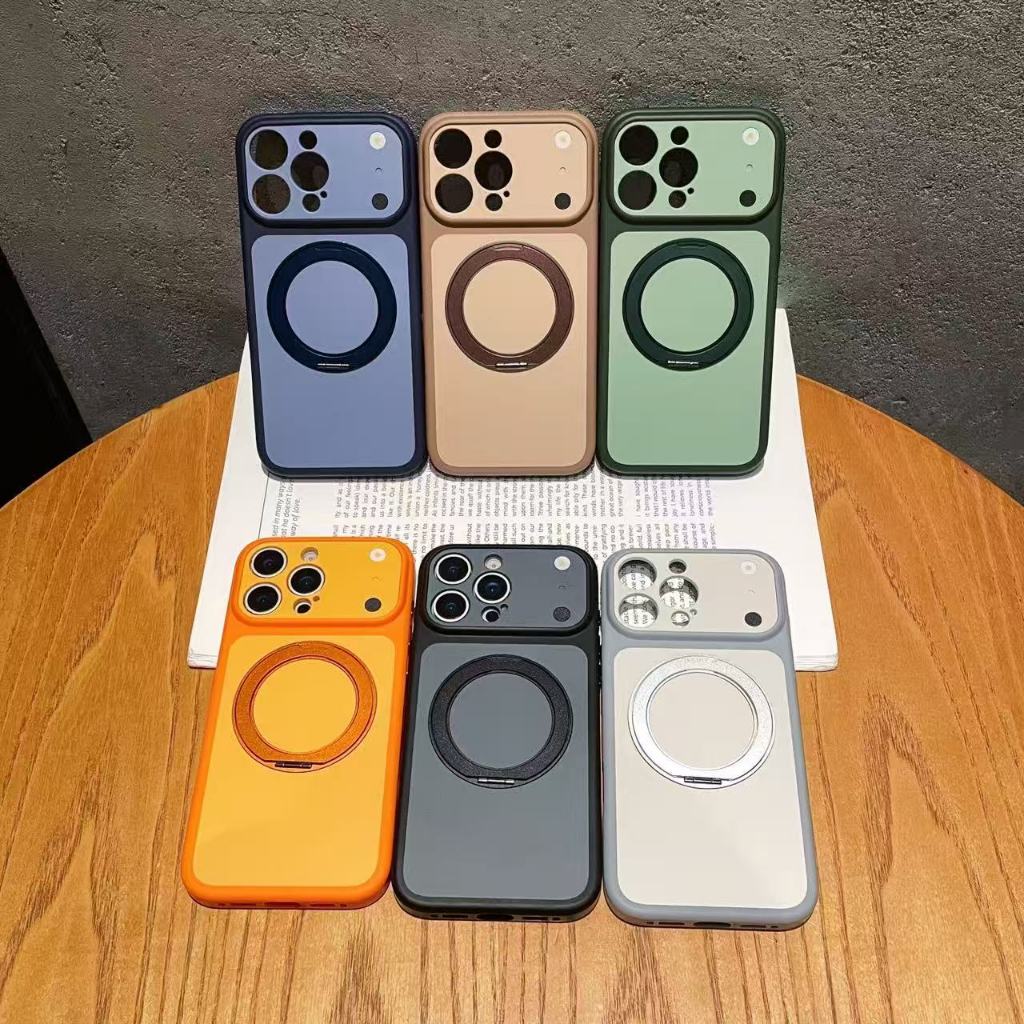 PROFIT วินาทีผิว-แขวนรู้สึกคมชัดสีขาตั้งโลหะเคสโทรศัพท์เหมาะสําหรับ IPhone 17 AIR 13 11 14 15 "15P" 