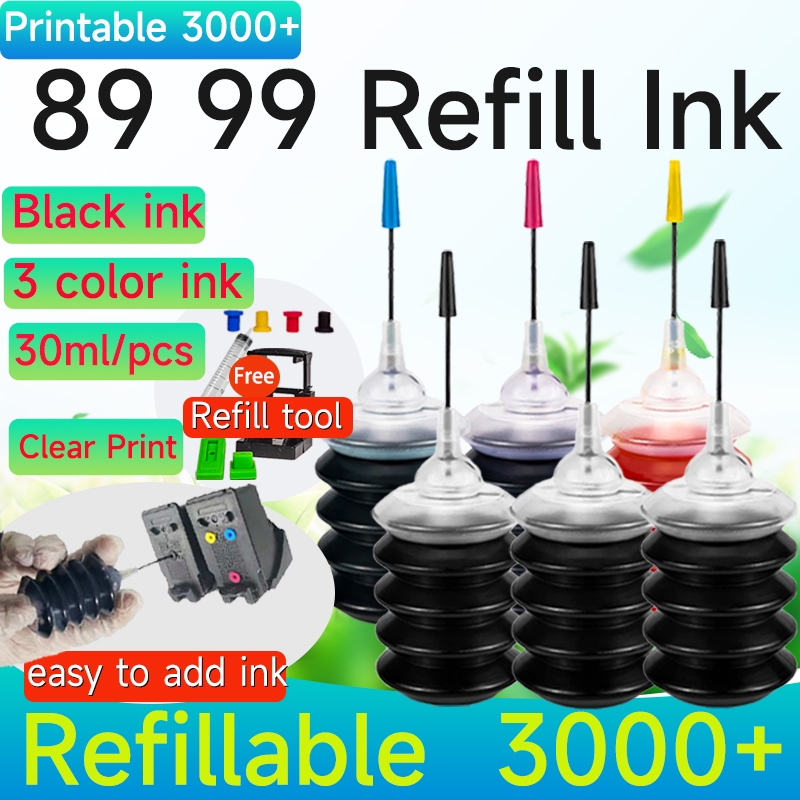 ใช้งานร่วมกับ PG89XL CL99XL รีฟิล Canon PG-89XL CL-99XL สําหรับ Canon PIXMA E500 E600 เครื่องพิมพ์หม