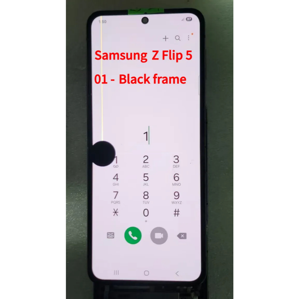 สําหรับ Samsung Z Flip 5 F731 LCD F731 จอแสดงผล Touch SM-F731B F731N จอแสดงผล Touch Screen Digitizer