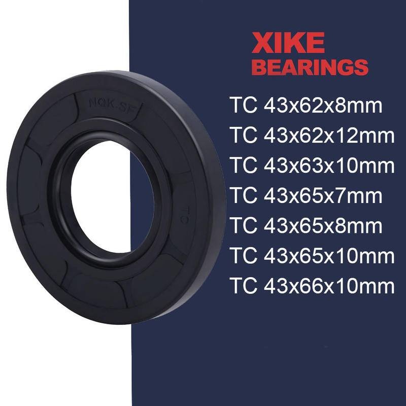 TC ซีลน้ํามัน TC43x62x8 TC43x62x12 TC43x63x10 TC43x65x7 TC43x65x8 TC43x65x10 TC43x66x10mm.