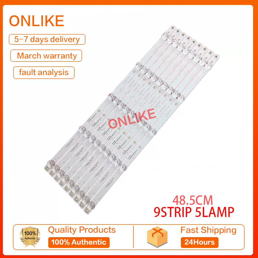 Konka U55W/V K55S LED55K1100A CC02550D485V10 55E20, แถบ LED 5X9