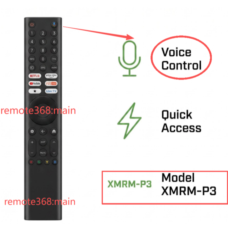 สําหรับ Xiaomi XMRM-P3 A Pro TV 2/43/5/65 นิ้ว QLED 4K Google TV รับประกัน 3 ปี Airplay2/DolbyAudio 