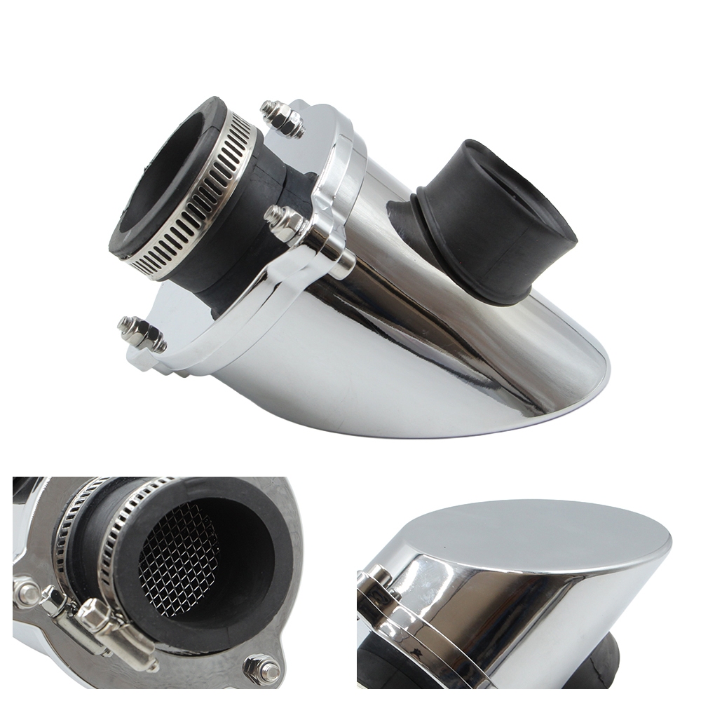 38 มม.Chrome Air Filter สําหรับ Honda Monkey Z50 Z50R Z50J Z50A Gorilla จักรยาน Skyteam จักรยานรถจัก