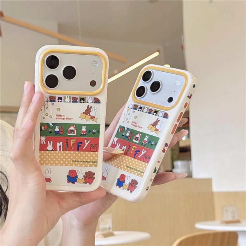 IPhone 17 Pro Max Film ลายกระต่าย เคสโทรศัพท์วัสดุอะคริลิค