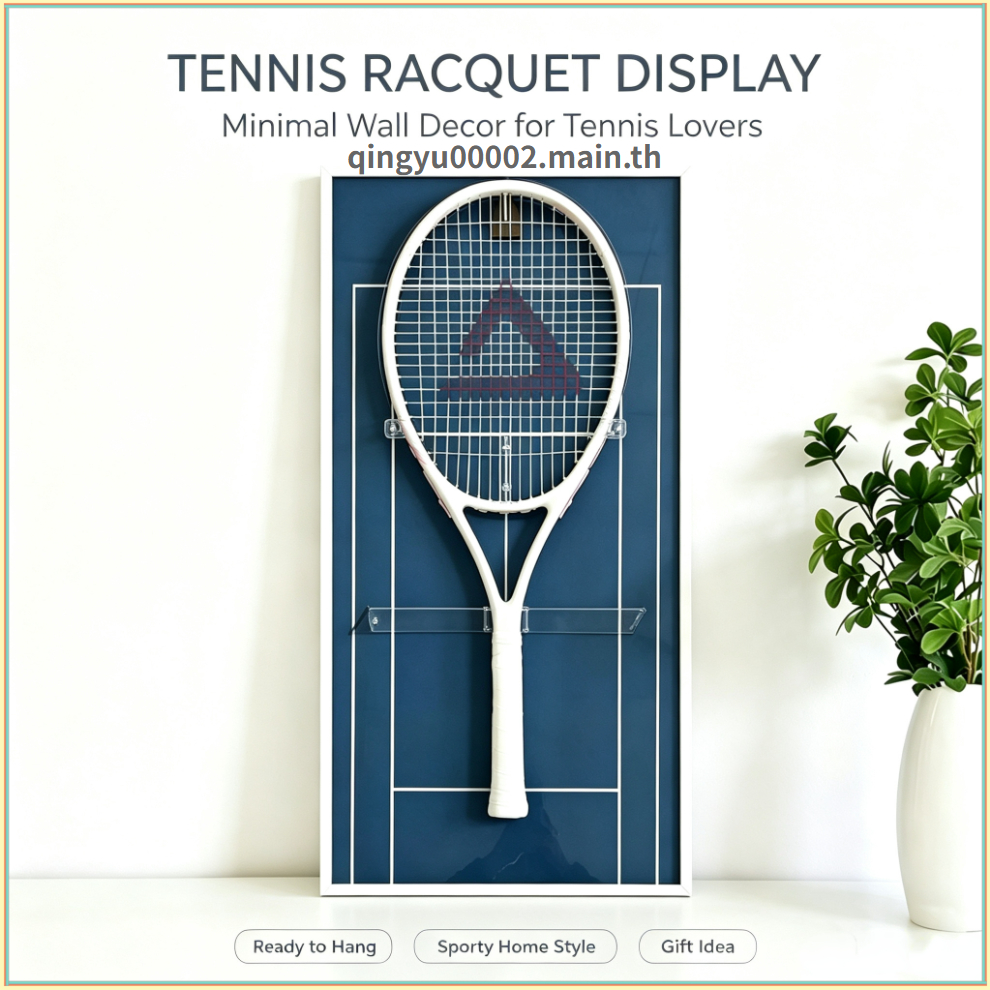 COD ไม้เทนนิสภาพวาดตกแต่งกรอบคอลเลกชัน Australian Open French Open Wimbledon US Open