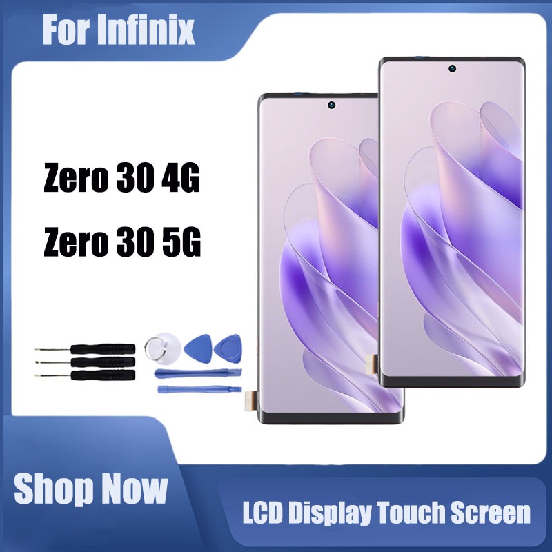 สําหรับ Infinix Zero 30 4G 5G X6731B X6731 จอแสดงผล LCD Touch Screen Digitizer Assembly Replacement
