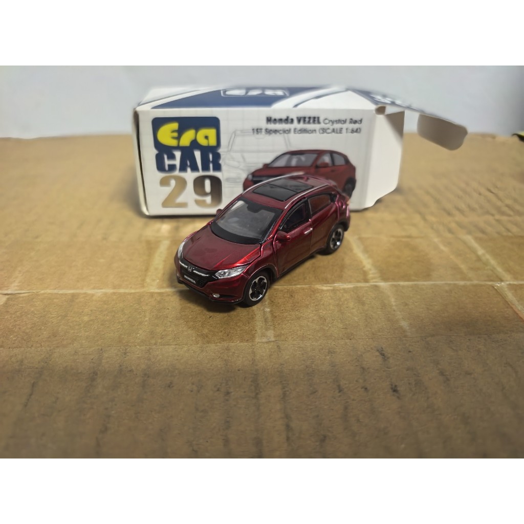 1: 64Era Car HONDA Binzhi HONDA Vezel Alloy|||จําลองรถรุ่นเครื่องประดับรถของเล่นยี่ห้อใหม่บรรจุภัณฑ์