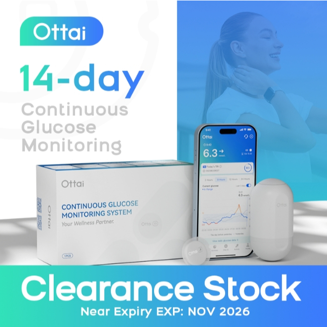 [Clearance Stock] Ottai M8 CGM One Full Set, Near Expiry EXP: NOV 2026