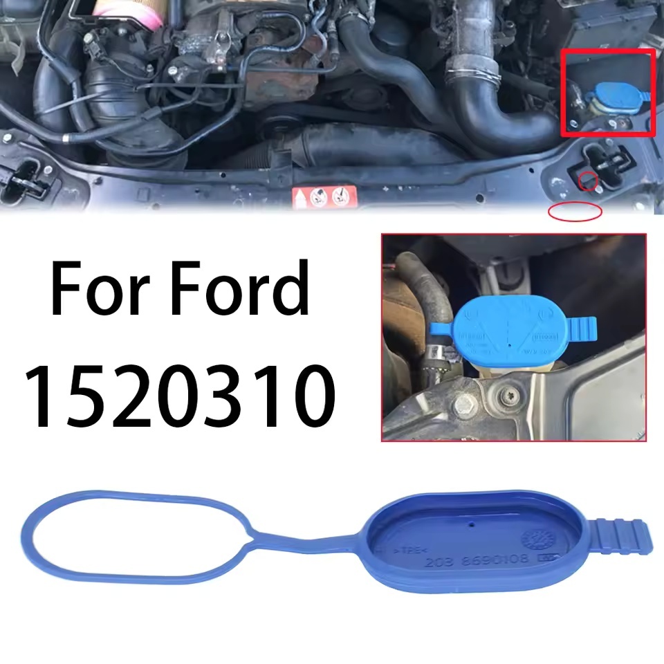 เครื่องซักผ้ากระจกหน้ารถ Fluid Bottle Reservoir Tank Cap สําหรับ Ford Focus Transit Connect KA 10606