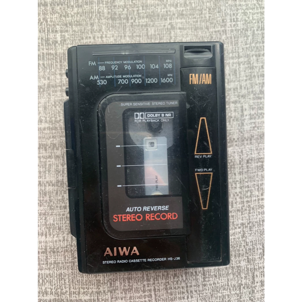 เครื่องเล่นเทปคาสเซ็ต AIWA J36 – บริการสภาพดี #VintageAudio #CassettePlayer #AIWA