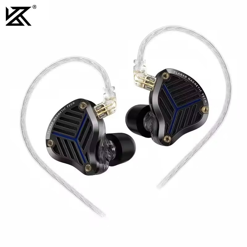 KZ PRX Planar Driver HiFi หูฟัง Ultra-ความถี่สูงหูฟังชนิดใส่ในหู Multi-function single-button แบบมีส