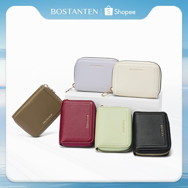 Bostanten Candy Wallet กระเป๋าสตางค์ใบเล็กผู้หญิงสีลูกกวาดพร้อมช่องใส่การ์ดหลายช่อง ใช้งานได้จริงและสะดวกสบาย มาพร้อมเชือกเส้นเล็ก