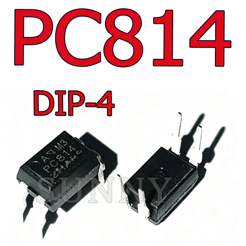 20 ~ 50PCS PC814 EL814A ทรานซิสเตอร์เอาต์พุต Photoelectric Coupler 814A ยี่ห้อใหม่ In-Line DIP-4