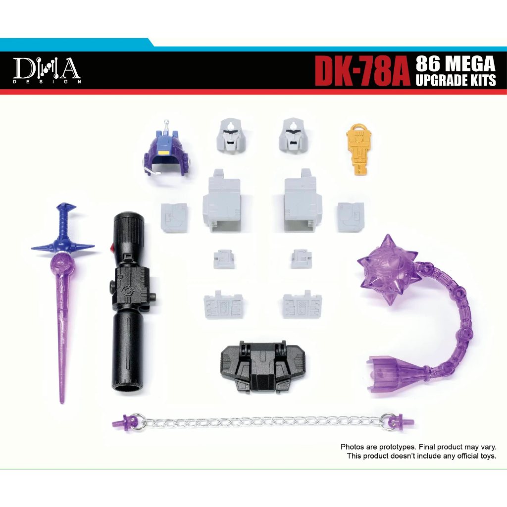 2026 NEW Transformed DNA DNA DK-78A Kit Upgrade Accessories (ไม่รวมหุ่นยนต์หลัก แค่แพ็คเกจอุปกรณ์เสร