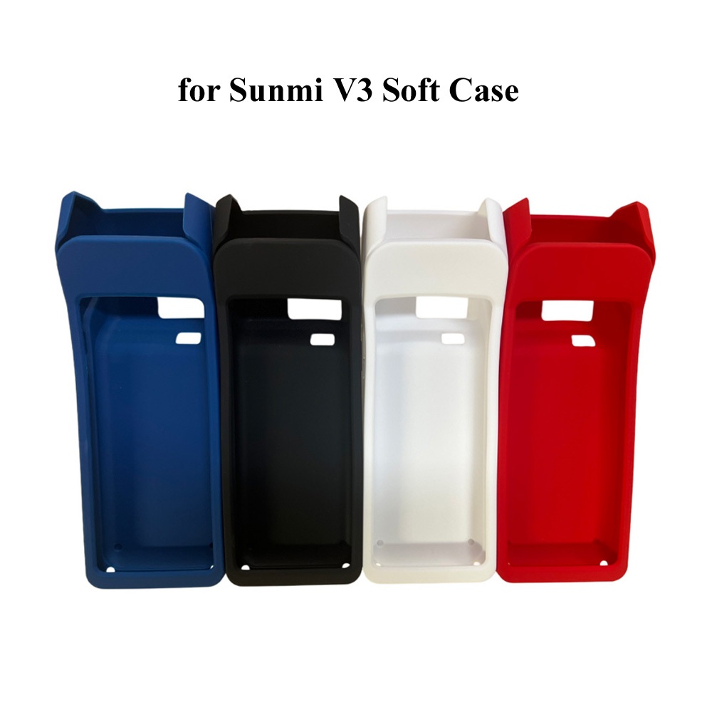 ฝาครอบป้องกันซิลิโคนอ่อนนุ่มป้องกันการล่มสลายสําหรับ Sunmi V3