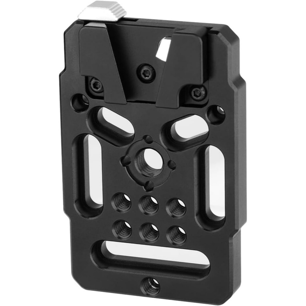 Nitze Mini V Mount Battery Plate - N21-A1 V-Lock Plate, สกรู 1/4" และ M3, เข้ากันได้กับ SmallRig / N
