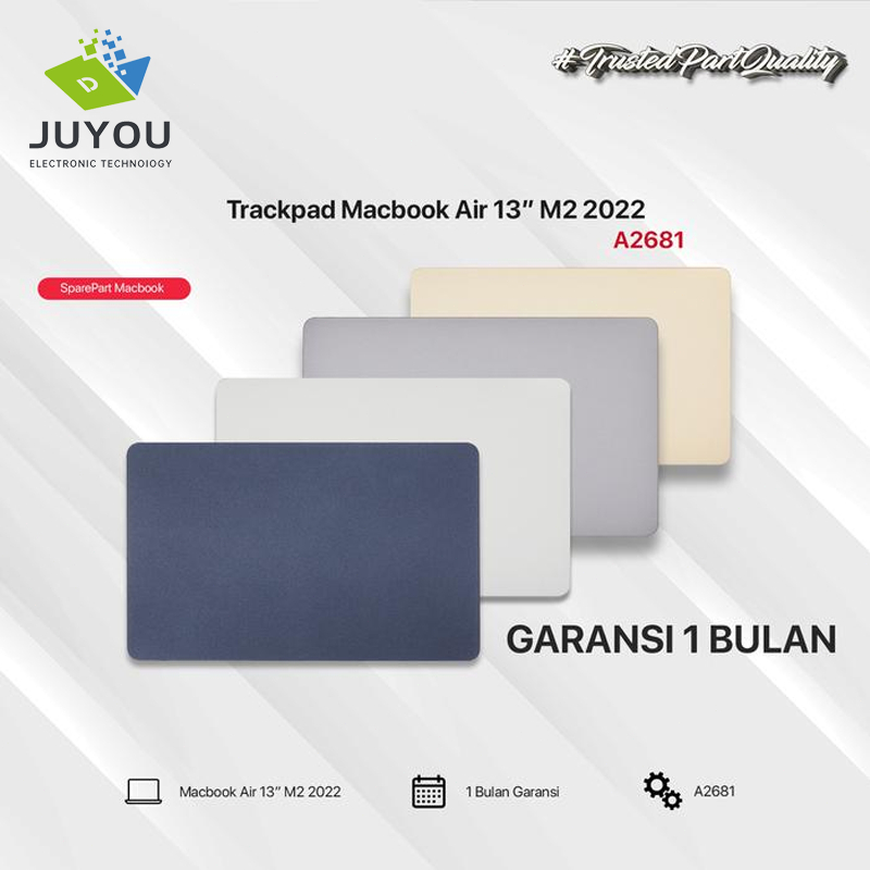 Original A2681 TrackpadสําหรับMacBook Air Retina 13.6 "A2681 ทัชแพด 2022 ปีสีเทาเงินStarlight Midnig