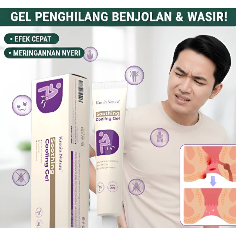 Kreain Nature เจลริดสีดวงทวาร เจลดูแลริดสีดวงทวารหนัก สูตรอ่อนโยนบรรเทาอาการเจ็บปวดและระคายเคือง
