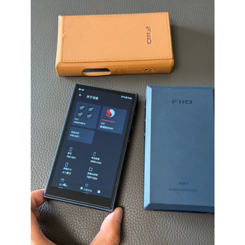 เครื่องเล่นเพลงดิจิตอล Fiio M21 – ใหม่ 95% พร้อมเคส HiResAudio Fiio DigitalMusicPlayer