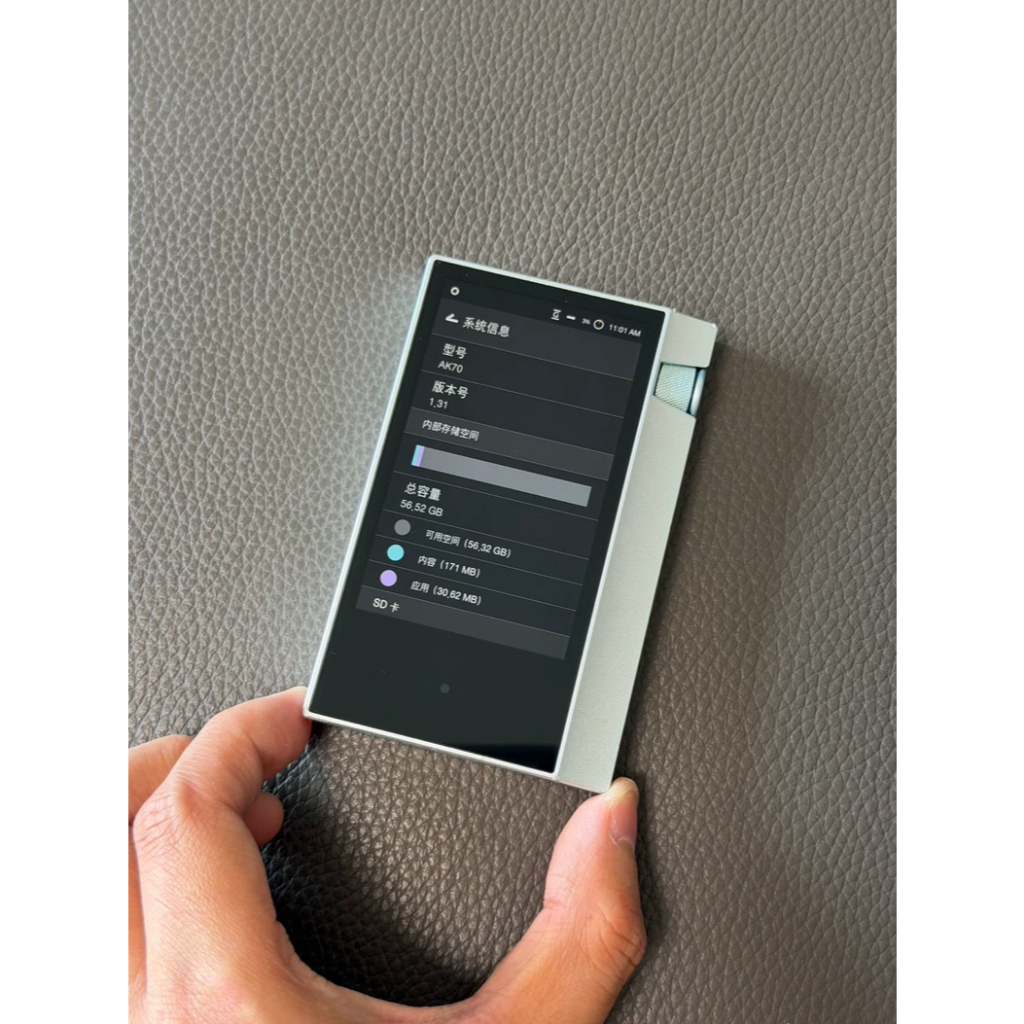 เครื่องเล่นเพลงดิจิตอล iriver AK70 – ใหม่ 90%, Dual DAC HiResAudio AK70 iriver