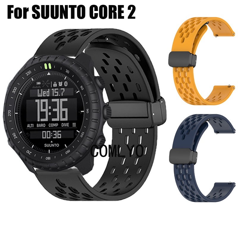 สําหรับ SUUNTO CORE 2 สายนาฬิกาสมาร์ทซิลิโคนนุ่มกีฬา Band ผู้หญิงผู้ชายสายรัดข้อมือ