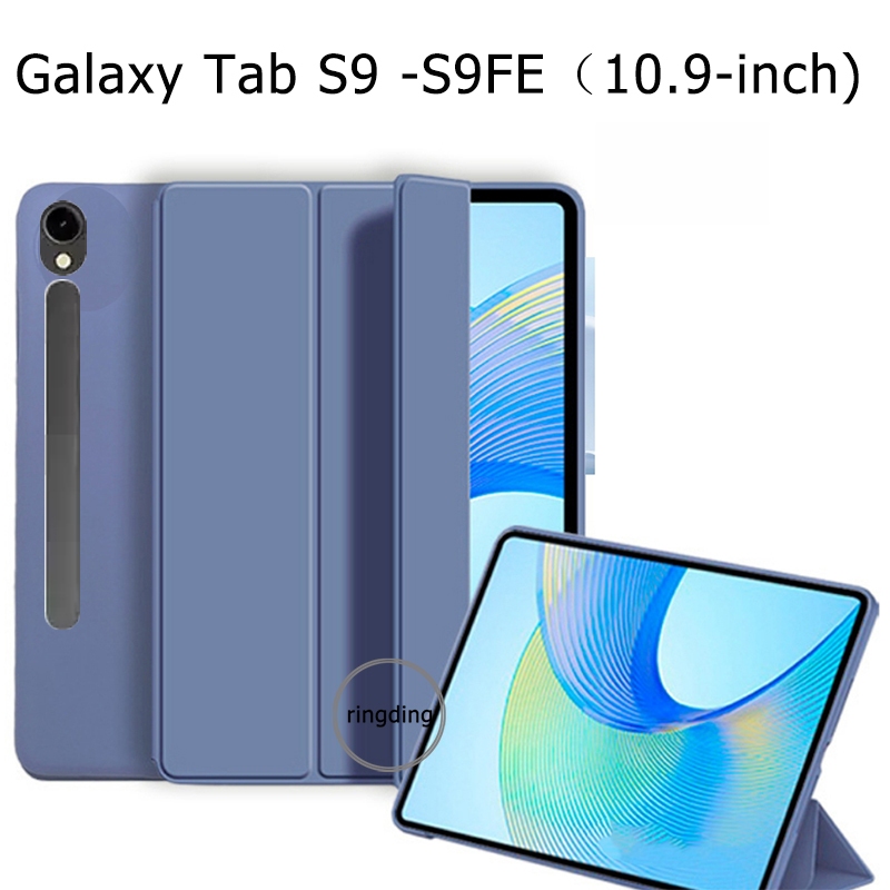 SAMSUNG สําหรับSamsung Tab S9 (11")SM-X710 X716B Galaxy Tab S9 FE (10.9")SM-X510 X516Bแฟชั่นผิวหนังน