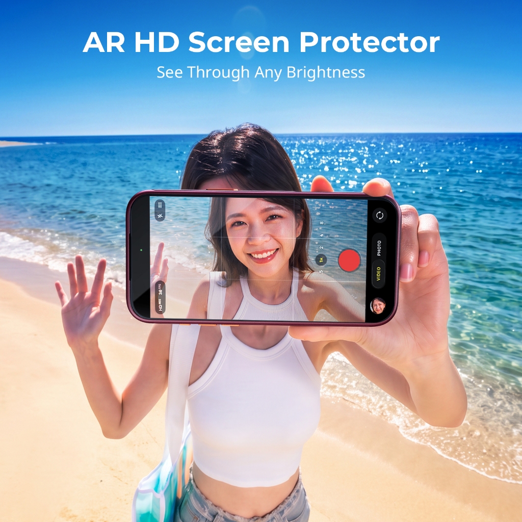 SmallRig CO-F1 Clip-On VND Filter/CPL Filter/CA-P1 AR HD Screen Protector/สําหรับiPhone 18 Pro/18 Pr