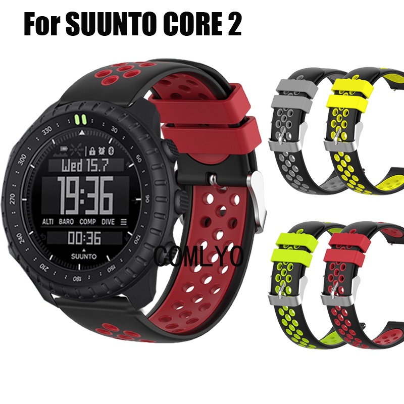 สําหรับ SUUNTO CORE 2 สายนาฬิกาสมาร์ทซิลิโคนนุ่มกีฬา Band ผู้หญิงผู้ชายสายรัดข้อมือ