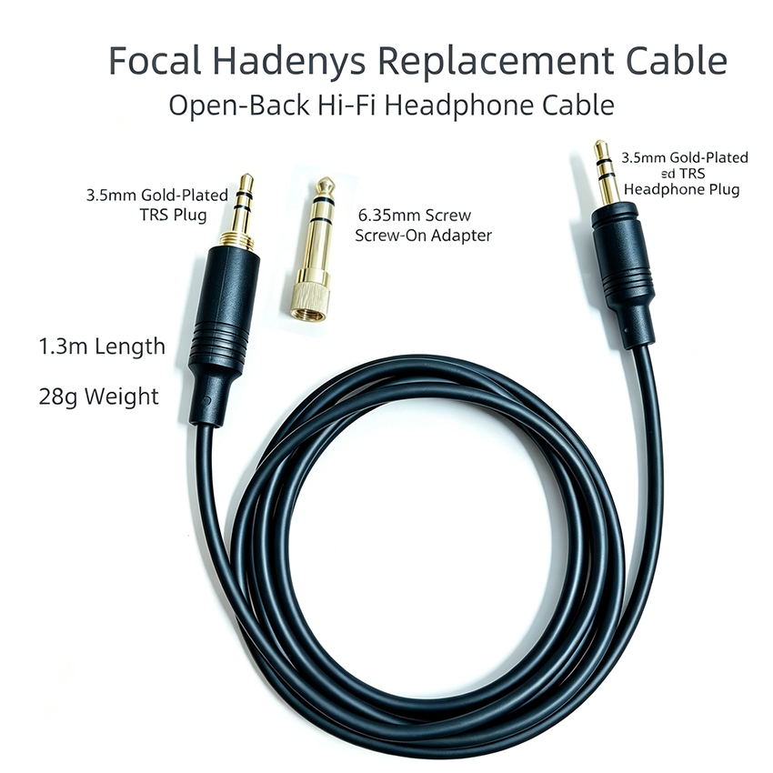 อุปกรณ์เสริมสายเปลี่ยนหูฟังแบบไฮไฟสําหรับ FOCAL HADENYS