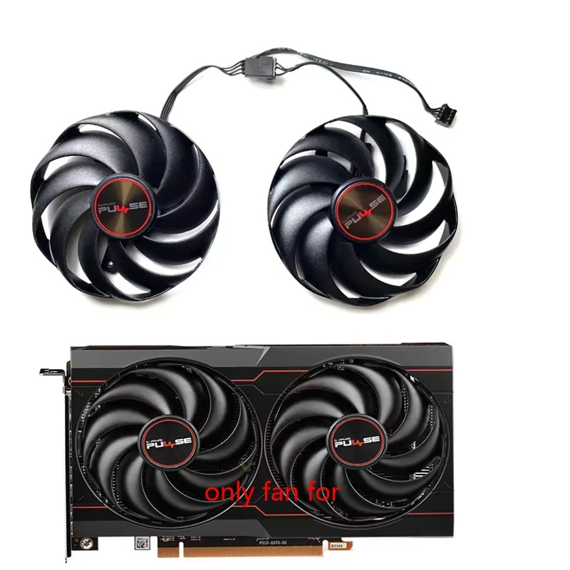 สําหรับ SAPPHIRE Radeon RX6600 6600XT 6650XT PULSE กราฟิกการ์ดพัดลม
