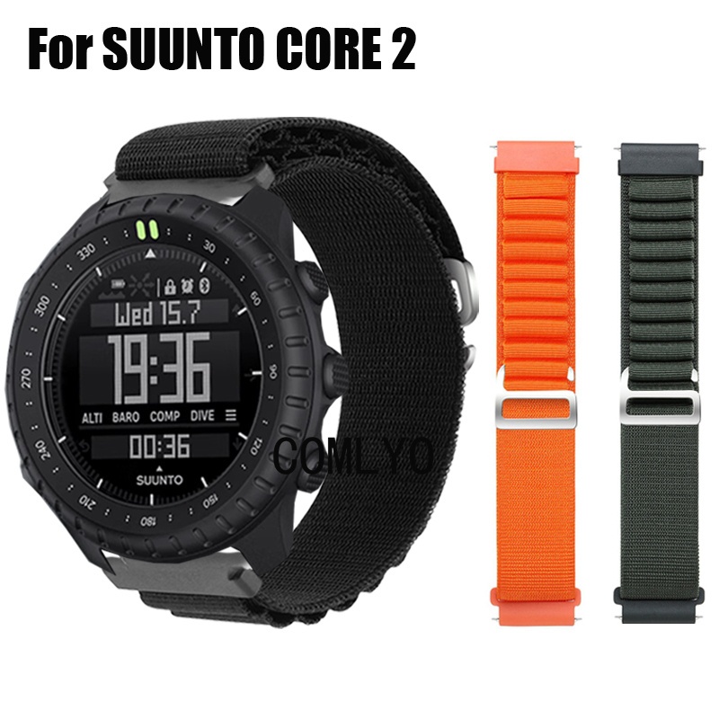 สําหรับ SUUNTO CORE 2 สายนาฬิกาอัจฉริยะไนลอนนุ่มกีฬา Band ผู้หญิงผู้ชายสายรัดข้อมือ