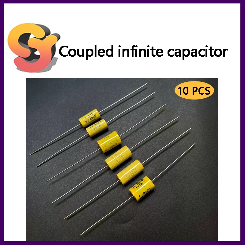 [จัดหาสต็อกพร้อม] 10 ชิ้น 0.01 UF Capacitor 0.022 UF 0.047 UF 0.068 UF 400V Couplated Stepless Capac