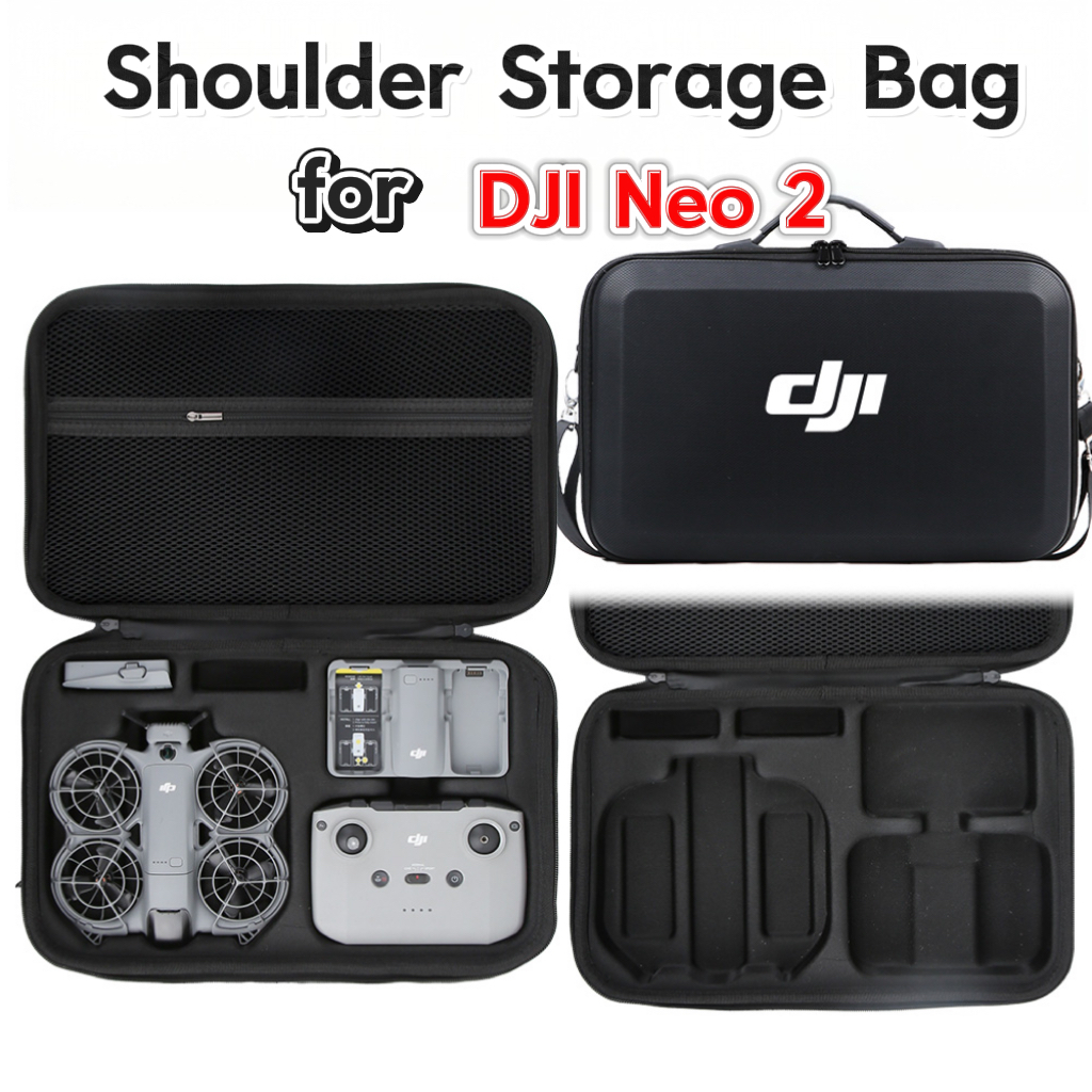 กระเป๋าสะพายไหล่สำหรับชุดครบชุด DJI NEO2 กันกระแทก ทนทาน กันน้ำกระเซ็น