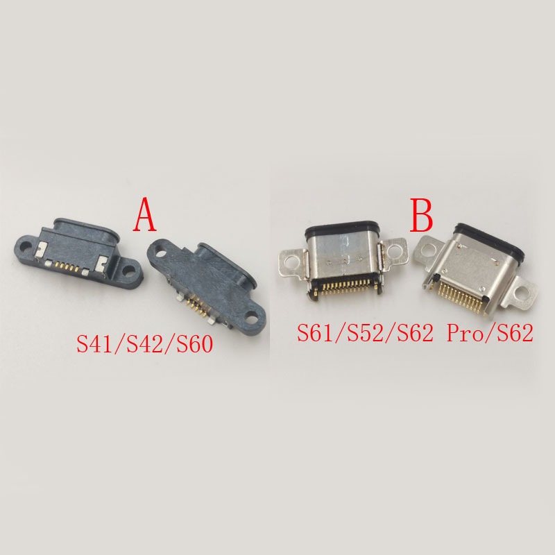 2-10 ชิ้นปลั๊ก USB Connector ประเภท C สําหรับ Caterpillar Cat S62 Pro S42 S60 S61 S52 S41 S62Pro Cha