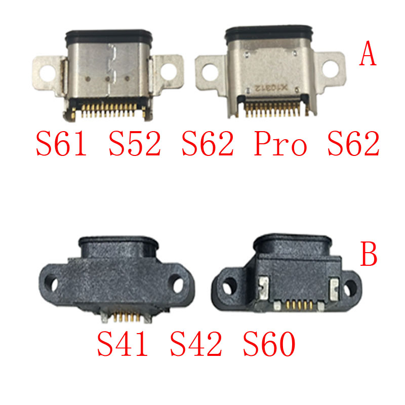 2-20 ชิ้นปลั๊ก USB Connector ชาร์จสําหรับ Caterpillar Cat S61 S52 S41 S62 Pro S42 S60 S62Pro Charger