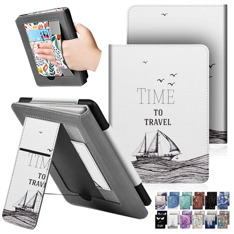 สําหรับ 2018 Kindle Paperwhite 4 (10th Gen) 6.0 นิ้ว PQ94WIF ฝาครอบกรณีธุรกิจขาตั้ง E-Book protector